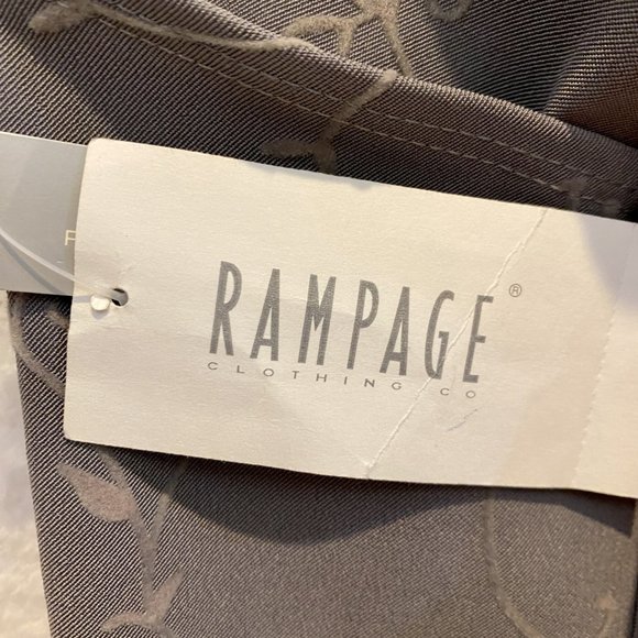 RAMPAGE -- Gray Minidress, Strapless and Embroidered, New/Tags - Picture 13 of 16
